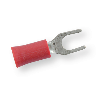 Kabelverbinder vork rood M5